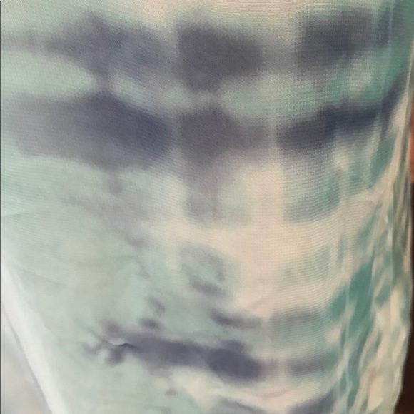Rebellious One Sheer Tie-Dye Blouse - Picture 5 of 6